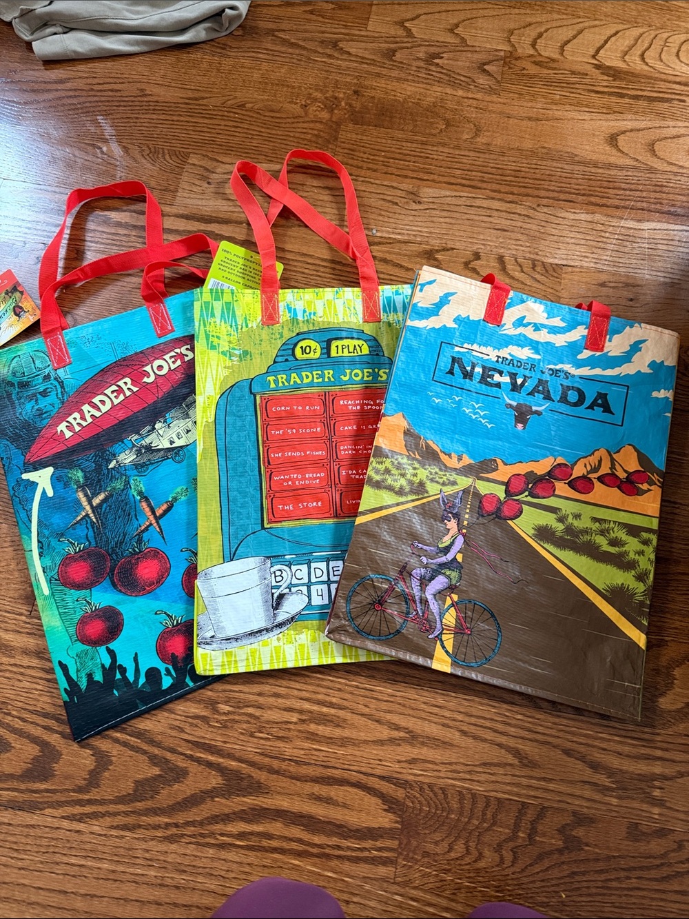 Trader Joe's totes - New Jersey Ohio Nevada - NWT (set of 3)